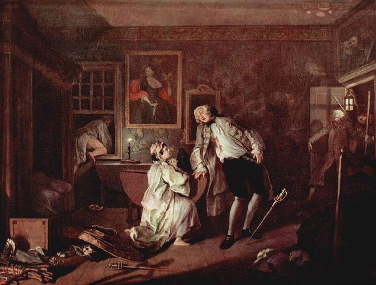 William Hogarth The murder of the count oil painting picture